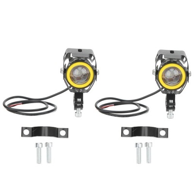 1 PAR MOTOCICLETA REJILLAS ADICIONAL DIODO LUMINOSO LED ANIOL OKO LUZ N7  