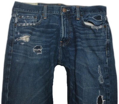 U Modne Spodnie jeans Hollister 32/30 BOOT z USA