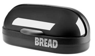 Chlebak czarny pojemnik na chleb MOLLY plastikowy