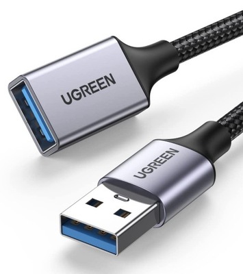 Przedłużacz USB 3.0 A-A M-F USB 3.1 Gen 1 Premium, Oplot, 5m
