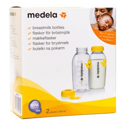 MEDELA BUTELKA POJEMNIK NA POKARM 250ML 2SZT