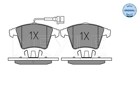 ZAPATAS DE FRENADO VW P. MULTIVAN/T5 03- CON SENSOR  