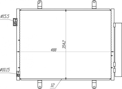 КОНДЕНСАТОР, КОНДИЦИОНЕР HART 645 303