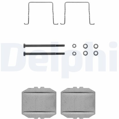 DELPHI LX0122 JUEGO AKCESORIOW, ZAPATAS DE FRENADO  