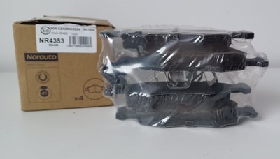 Набір гальмівних колодок гальмівних fiat 500 punto фото №1