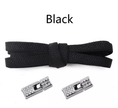 sznurówki ozdobne czarne