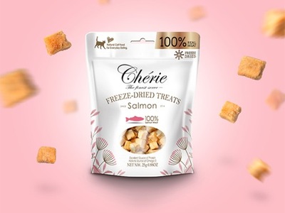 Cherie Freeze-Dried Treats - Przysmaki liofilizowane - Łosoś 25g