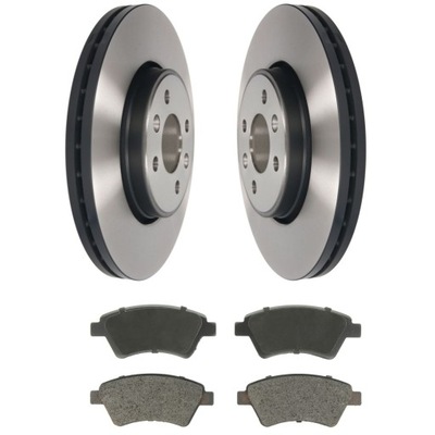 Гальмівні диски + гальмівні колодки перед dacia dokker lodgy 2012- фото №1