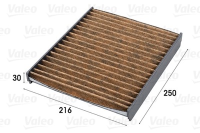 FILTRO DE CABINA CONTAMINACIÓN VALEO 701009  