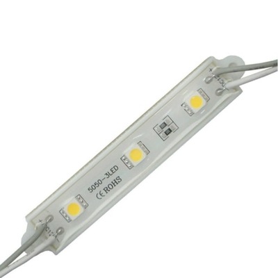 Moduł led 3 x smd 5050 IP65 b/zimny