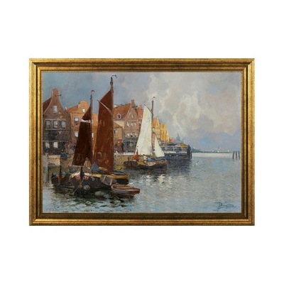 Hans Johann Wagner Nabrzeże portowe Holandia