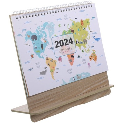 Kalendarz na biurko 2024 Stojący