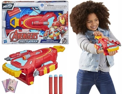 PISTOLET NERF MARVEL AVENGERS RĘKAWICA IRON MAN