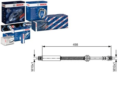 ПАТРУБОК ТОРМОЗНОЙ BOSCH 40210600 1330854740