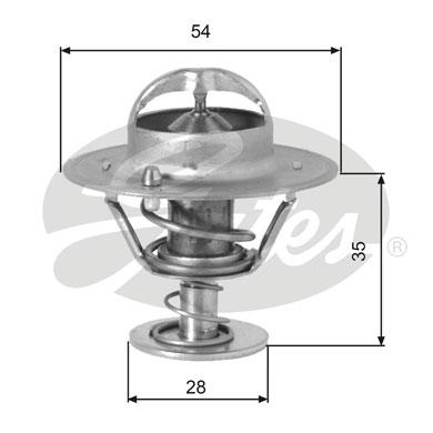 GATES TH00782G1 TERMOSTAT, MATERIAL DE REFRIGERACIÓN  