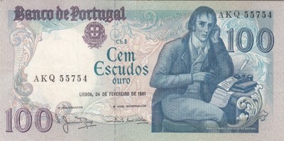 Portugalia 100 escudo 1981 stan UNC