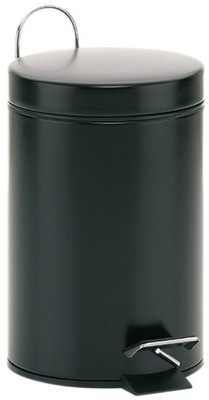 KOSZ NA ŚMIECI 3 L CZARNY MAT KELA MONACO