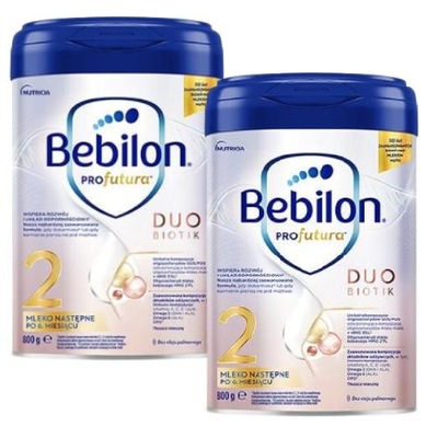Zestaw Bebilon Profutura Duobiotik 2 mleko następne po 6. miesiącu, 2x 800g