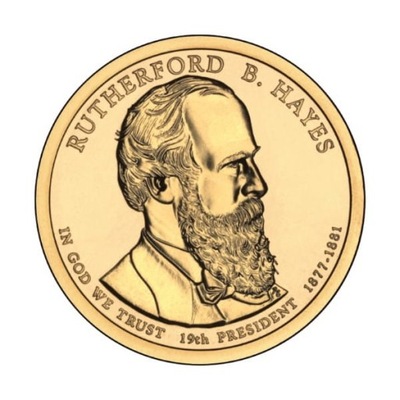 1 Dolar - Rutherford B. Hayes - 2011 rok - D