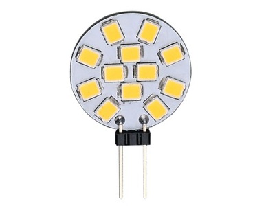 ŻARÓWKA LED G4 2W 3000K 12V AC/DC 12 SMD2835