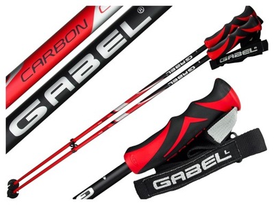 KIJE KIJKI NARCIARSKIE ZJAZDOWE GABEL CARBON CROSS RED KARBONOWE 115 CM