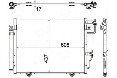 КОНДЕНСАТОР BEHR HELLA 7812A156 MT5231 351307371 718