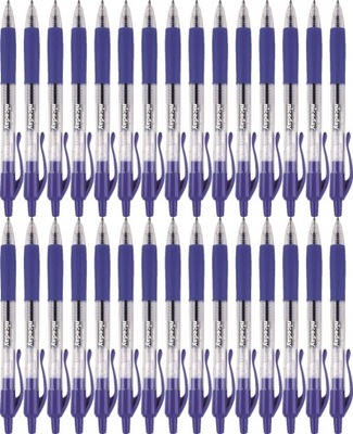 długopis żelowy automatyczny 0.7mm niebieski x50