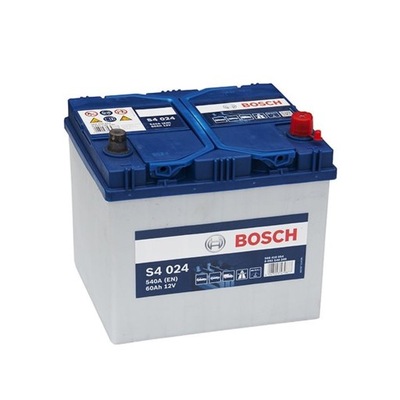 АКУМУЛЯТОР 60 AH BOSCH S4 S4024 0 092 S40 240