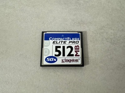 Karta pamięci CompactFlash San CF 512MB Kingston