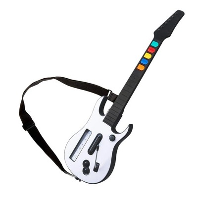 Kontroler bezprzewodowy z regulowanym paskiem na Wii Guitar Hero zes~13972