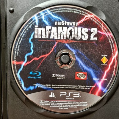 InFamous 2 PL POLSKI JĘZYK Niesławny 2 Ps3 Dubbing