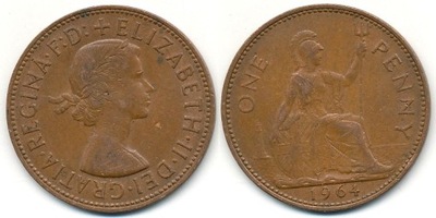Anglia 1 Penny - 1964r ... Monety