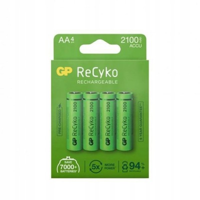 GP Batteries RECYKO 210AAHCE-2WB4/AA, 201212