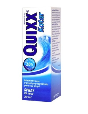 QUIXX KATAR WODA MORSKA SPRAY DO NOSA 30 ML