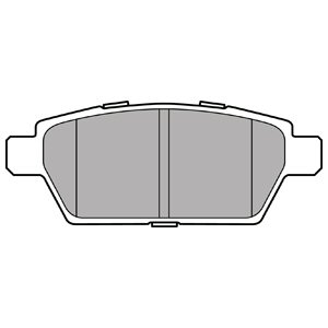 DELPHI КОЛОДКИ ГАЛЬМІВНІ ЗАД LP2493 LP2493