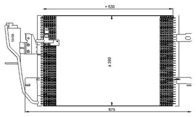 NRF 35527 КОНДЕНСАТОР, КОНДИЦИОНЕР