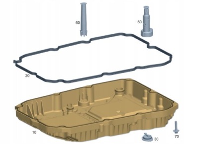 Оригинальная поддон масляная ag с фильтром om654 фото №1