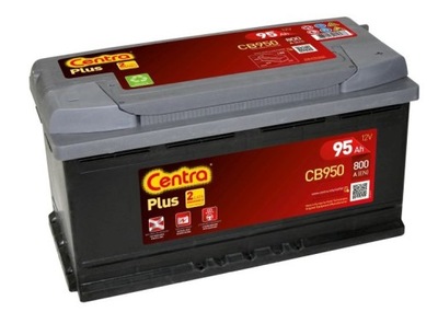 АКУМУЛЯТОР CENTRA PLUS 95AH 800A P+