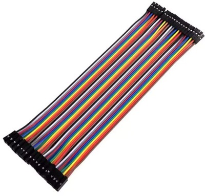 Przewody żeńsko-żeńskie 40 szt 30cm kable arduino