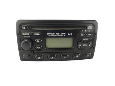 RADIO CD 6000CD RDS FORD MONDEO MK3 XS7F-18C815-AB CON CÓDIGO  