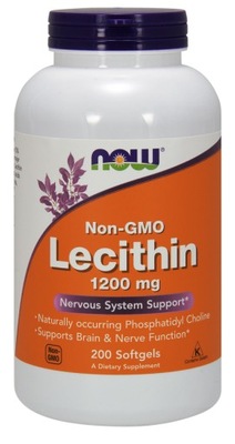 Lecytyna 1200 mg non GMO (200 kaps.)