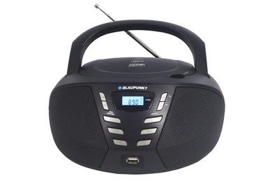 Przenośny radioodtwarzacz FM/CD/MP3/USB/AUX BB7BK