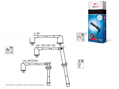 ПРОВОДИ ЗАПАЛЕННЯ JANMOR RCZE31 T873B