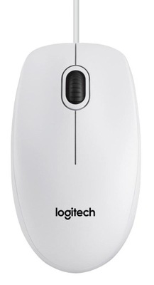 Mysz Logitech B100 910-003360 optyczna 800 DPI kolor biały