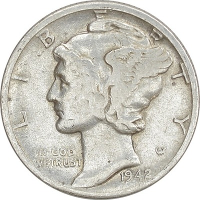 15.USA, 10 CENTÓW 1942 D