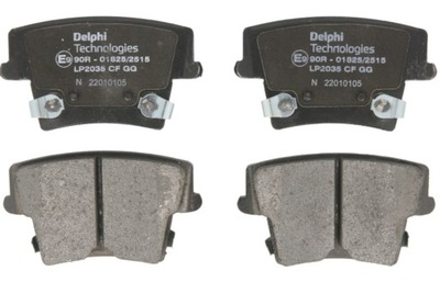 КОЛОДКИ ТОРМОЗНЫЕ DELPHI ЗАД LP2035 CHARGER 300C