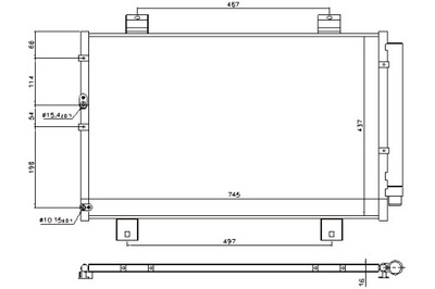 NISSENS CONDENSADOR CONDENSADOR DE ACONDICIONADOR TOYOTA HIGHLANDER 08  