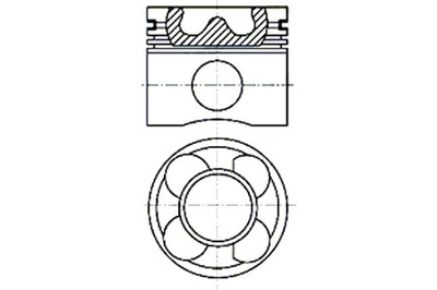 NURAL PISTÓN DEL MOTOR JUEGO Z PIERSC JUEGO Z PIERSCIENIAMI OPEL FM NURAL  