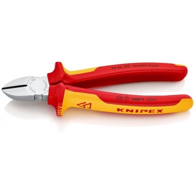 SZCZYPCE BOCZNE TNĄCE 180MM VDE 1000V KNIPEX