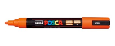 UNI POSCA PC-5M pomarańczowy Marker z farbą NaBiurQ
